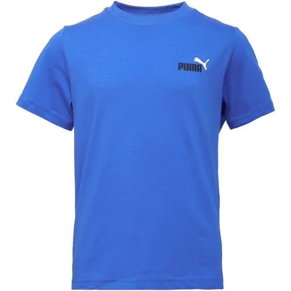 Puma Puma ESSENTIALS 2 COLOR SMALL NO.1 LOGO TEE B Тениска за момчета, синьо, размер