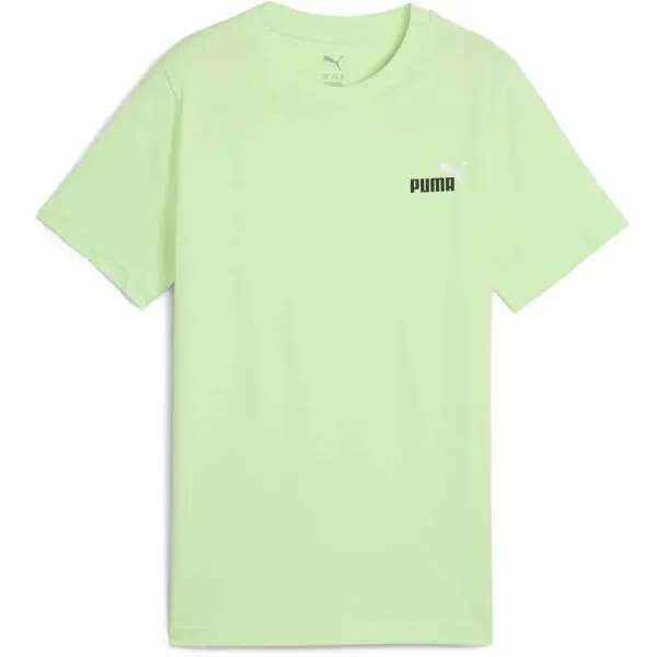 Puma Puma ESSENTIALS 2 COLOR SMALL NO.1 LOGO TEE B Тениска за момчета, светло-зелено, размер