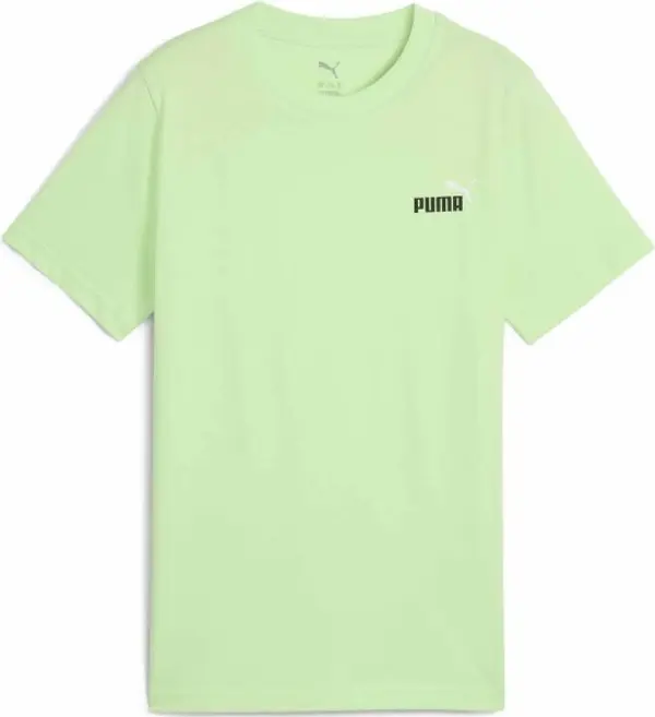 Puma Puma ESSENTIALS 2 COLOR SMALL NO.1 LOGO TEE B Тениска за момчета, светло-зелено, размер
