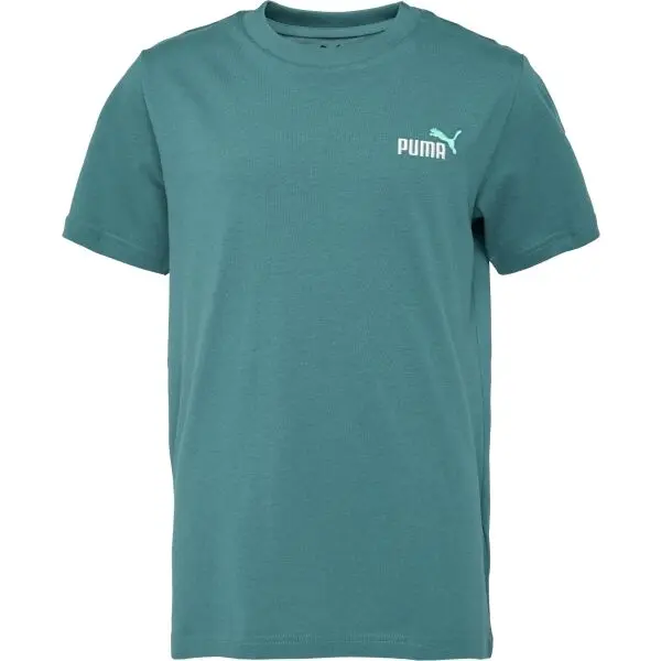 Puma Puma ESSENTIALS 2 COLOR SMALL NO.1 LOGO TEE B Тениска за момчета, зелено, размер