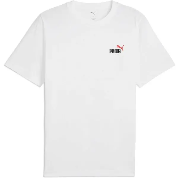 Puma Puma ESSENTIALS 2COLOR SMALL NO 1 LOGO TEE Мъжка тениска, бяло, размер