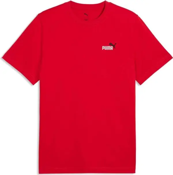 Puma Puma ESSENTIALS 2COLOR SMALL NO 1 LOGO TEE Мъжка тениска, червено, размер