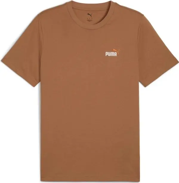Puma Puma ESSENTIALS 2COLOR SMALL NO 1 LOGO TEE Мъжка тениска, кафяво, размер