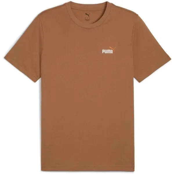 Puma Puma ESSENTIALS 2COLOR SMALL NO 1 LOGO TEE Мъжка тениска, кафяво, размер