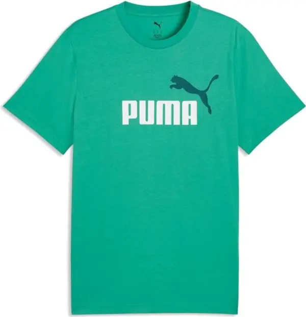 Puma Puma ESSENTIALS 2COLOR SMALL NO 1 LOGO TEE Мъжка тениска, зелено, размер