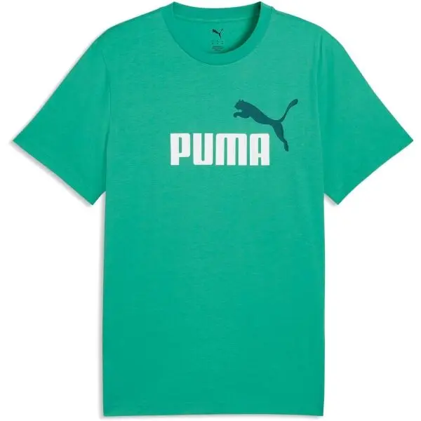 Puma Puma ESSENTIALS 2COLOR SMALL NO 1 LOGO TEE Мъжка тениска, зелено, размер XXXL