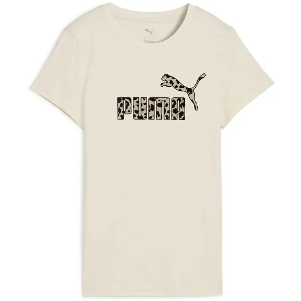 Puma Puma ESSENTIALS + ANIMAL GRAPHIC TEE Дамска тениска, бежово, размер