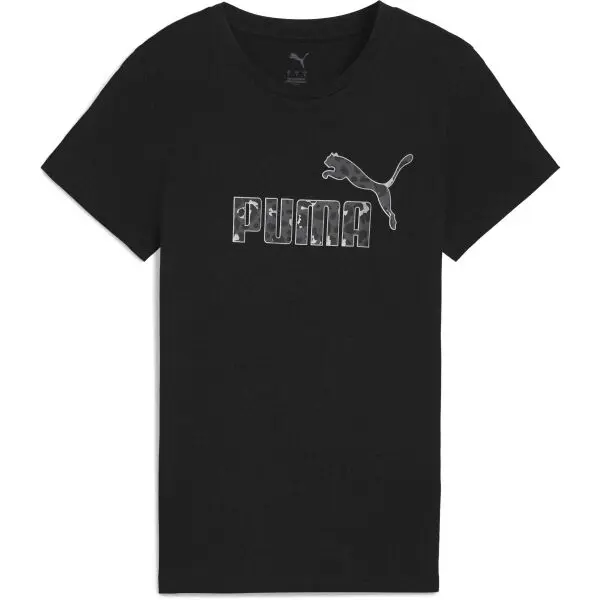 Puma Puma ESSENTIALS + ANIMAL GRAPHIC TEE Дамска тениска, черно, размер