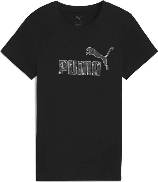 Puma Puma ESSENTIALS + ANIMAL GRAPHIC TEE Дамска тениска, черно, размер
