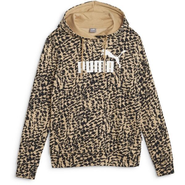 Puma Puma ESSENTIALS+ ANIMAL HOODIE Дамски суитшърт с качулка, черно, размер
