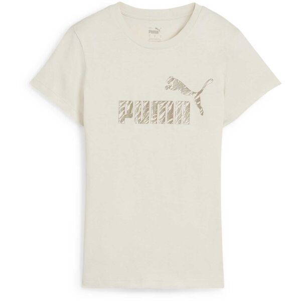 Puma Puma ESSENTIALS + ANIMAL TEE Дамска тениска, бежово, размер
