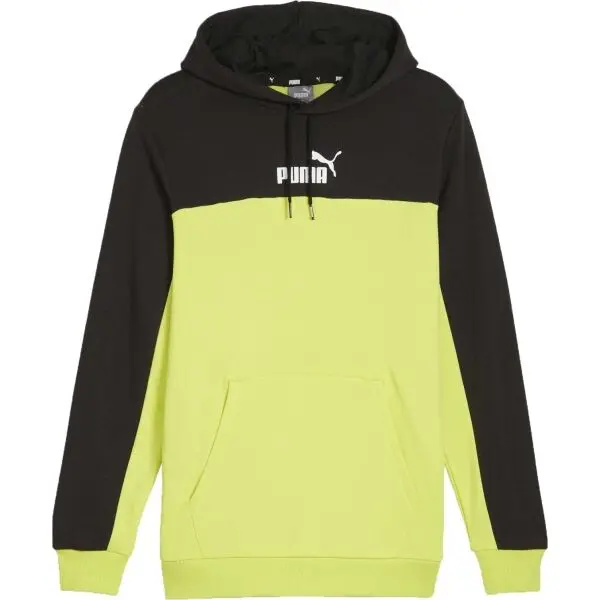 Puma Puma ESSENTIALS + BLOCK HOODIE Мъжки суитшърт, жълто, размер