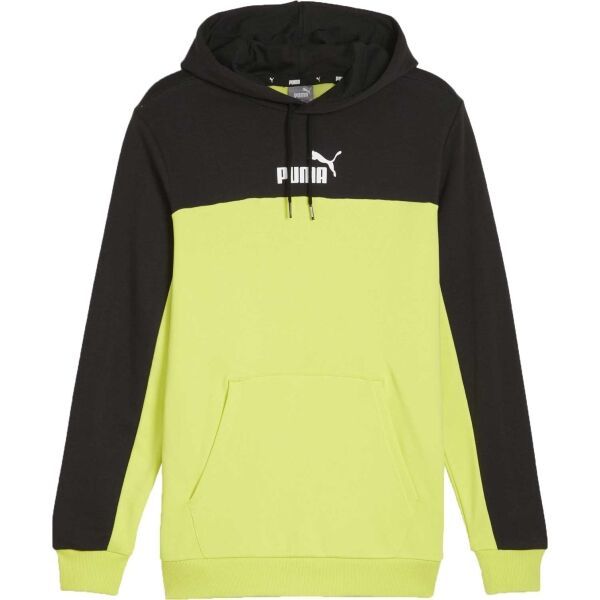 Puma Puma ESSENTIALS + BLOCK HOODIE Мъжки суитшърт, жълто, размер