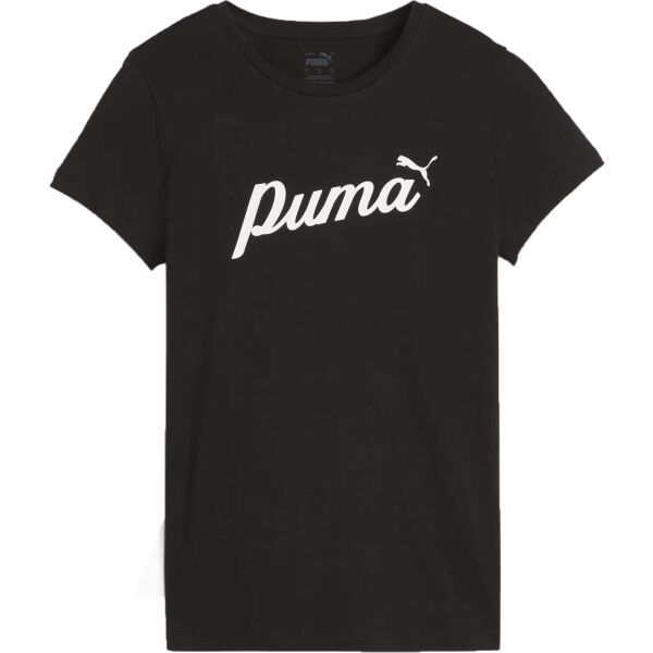 Puma Puma ESSENTIALS + BLOSSOM SCRIP TEE Дамска тениска, черно, размер