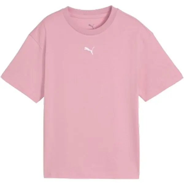 Puma Puma ESSENTIALS BOXY TEE G Тениска за момичета, розово, размер