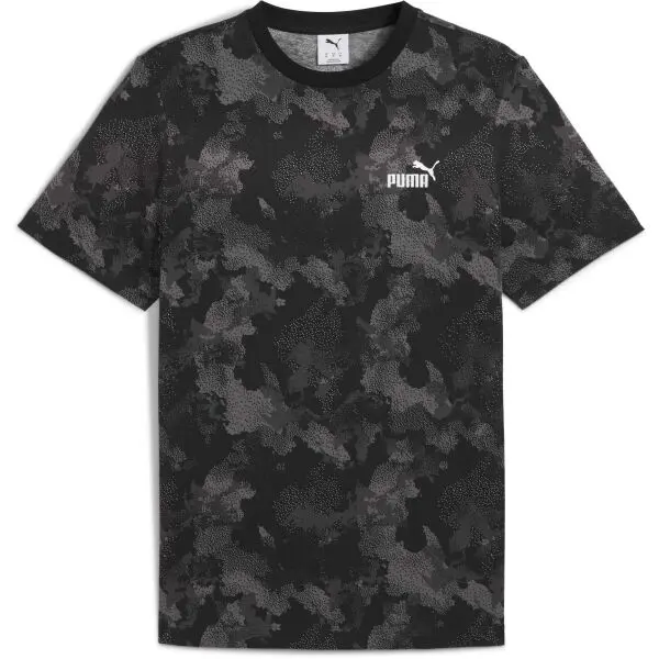 Puma Puma ESSENTIALS + CAMO AOP TEE Мъжка тениска, черно, размер
