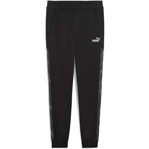 Puma Puma ESSENTIALS CAMO SWEAT PANTS FL Мъжкото спортно долнище, черно, размер