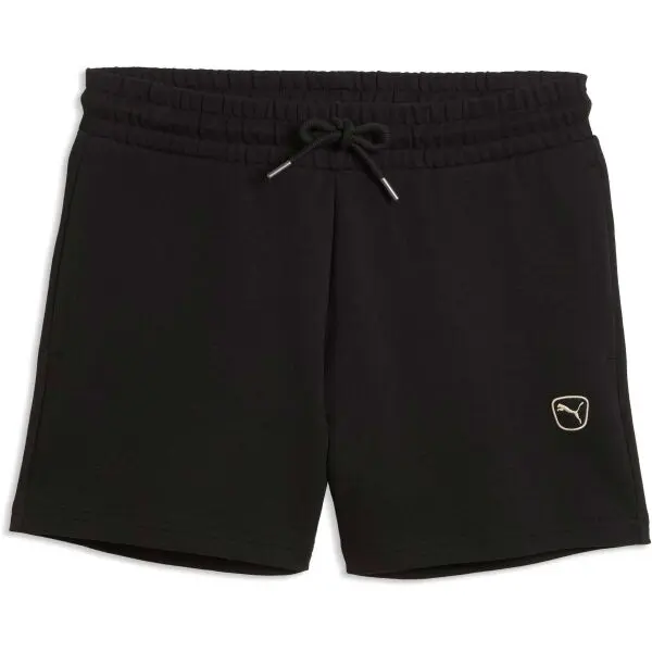 Puma Puma ESSENTIALS ELEVATED MID-RISE SHORTS 5" Дамски шорти, черно, размер