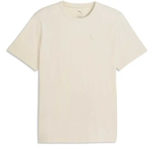 Puma Puma ESSENTIALS ELEVATED TEE Мъжка тениска, бежово, размер