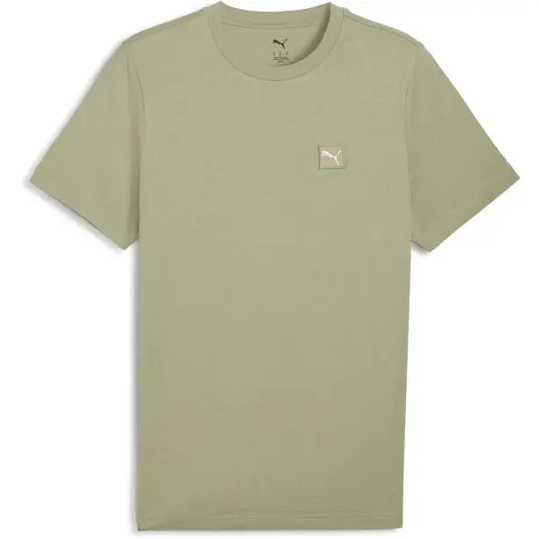 Puma Puma ESSENTIALS ELEVATED TEE Мъжка тениска, khaki, размер