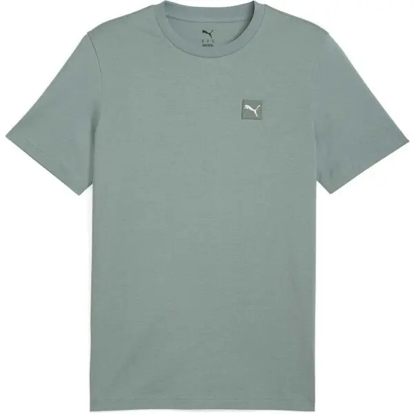 Puma Puma ESSENTIALS ELEVATED TEE Мъжка тениска, зелено, размер