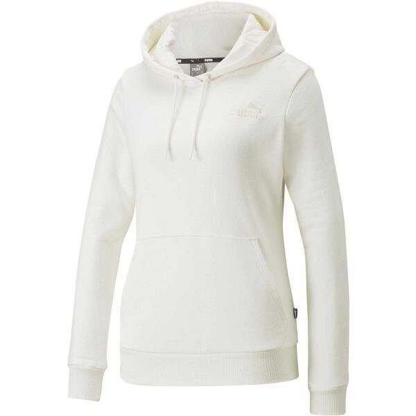 Puma Puma ESSENTIALS + EMBROIDERY HOODIE TR Дамски суитшърт, бежово, размер