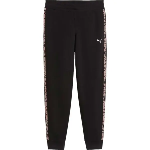 Puma Puma ESSENTIALS GRAPHIC ANIMAL COMFORT PANTS TR CL Дамски спортен панталон, черно, размер