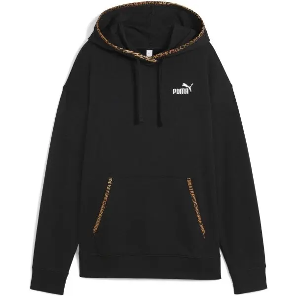 Puma Puma ESSENTIALS GRAPHIC ANIMAL Дамски суитшърт, черно, размер