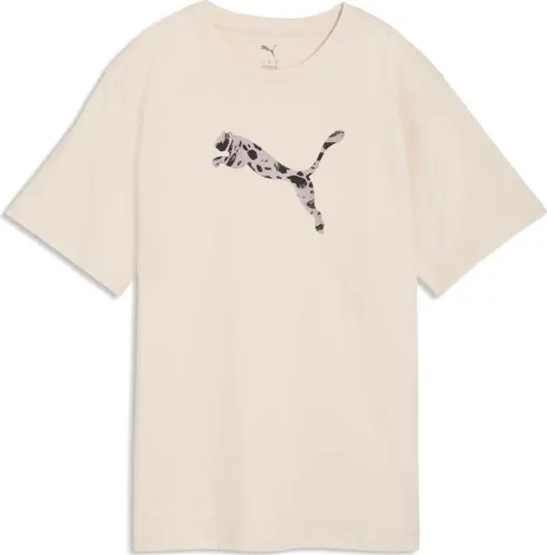 Puma Puma ESSENTIALS GRAPHIC ANIMAL RELAXED TEE Дамска тениска, бежово, размер