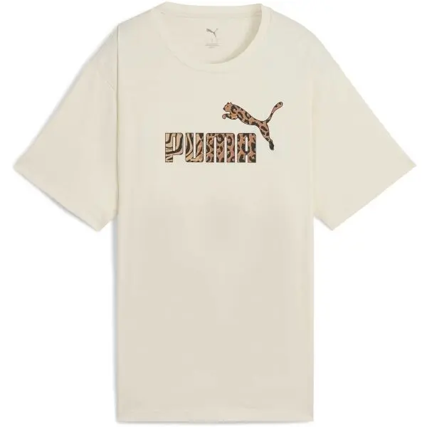 Puma Puma ESSENTIALS GRPHIC ANIMAL RELXED TEE Дамска тениска, бежово, размер