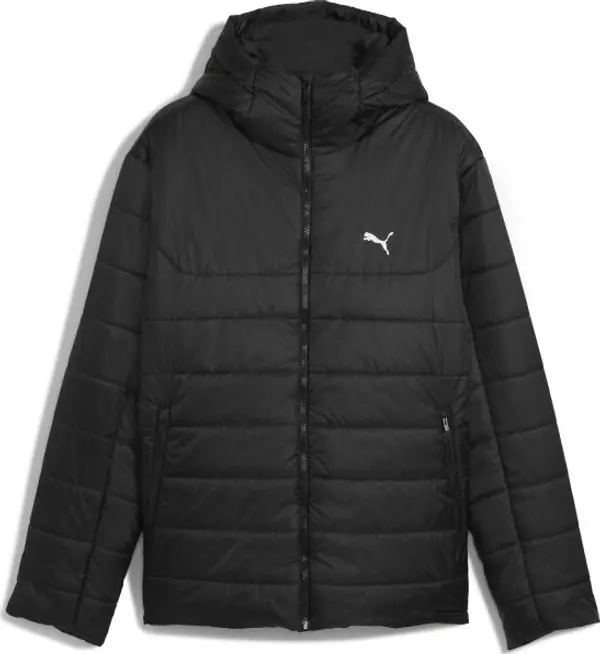 Puma Puma ESSENTIALS HOODED PADDED JACKET Мъжко термо яке, черно, размер