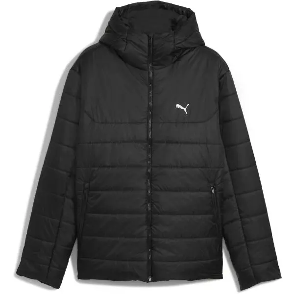 Puma Puma ESSENTIALS HOODED PADDED JACKET Мъжко термо яке, черно, размер