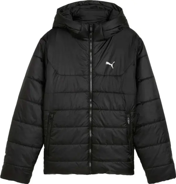 Puma Puma ESSENTIALS HOODED PADDED JACKET Яке за момчета, черно, размер