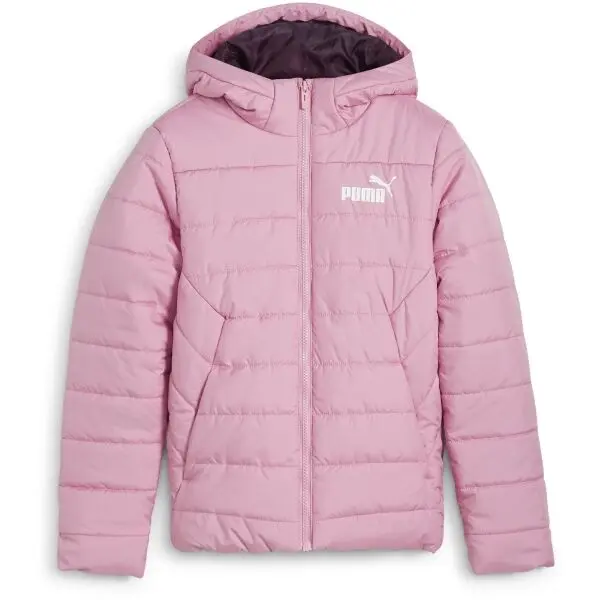 Puma Puma ESSENTIALS HOODED PADDED JACKET Яке за момчета, розово, размер
