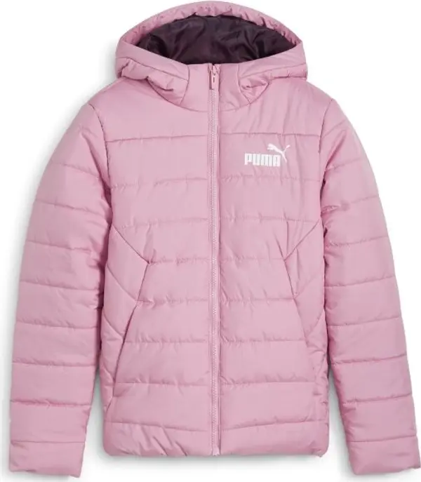 Puma Puma ESSENTIALS HOODED PADDED JACKET Яке за момчета, розово, размер