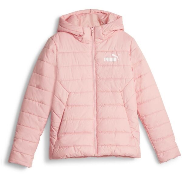Puma Puma ESSENTIALS HOODED PADDED JACKET Яке за момчета, розово, размер