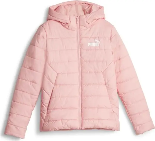 Puma Puma ESSENTIALS HOODED PADDED JACKET Яке за момичета, розово, размер