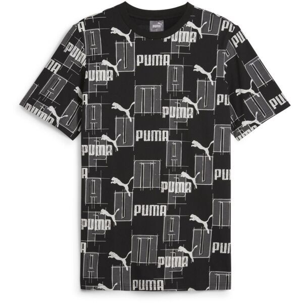 Puma Puma ESSENTIALS + LOGO LAB AOP TEE Мъжка тениска, черно, размер