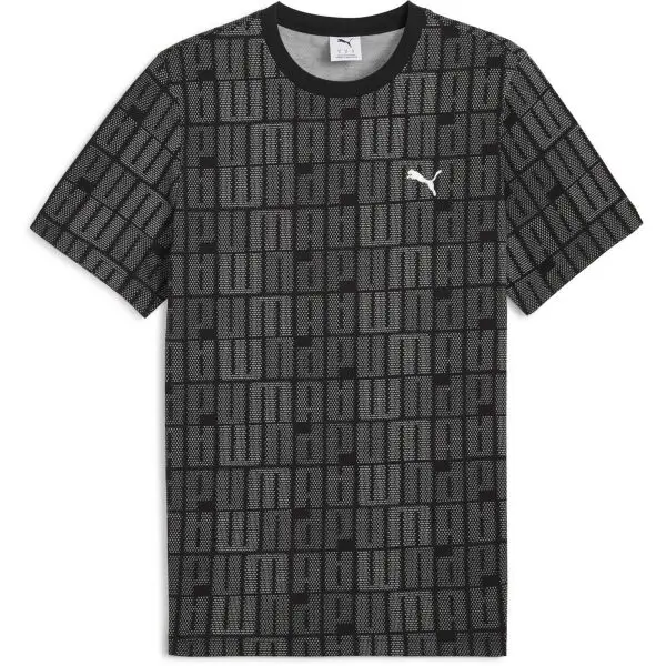 Puma Puma ESSENTIALS LOGO LAB AOP TEE Мъжка тениска, черно, размер