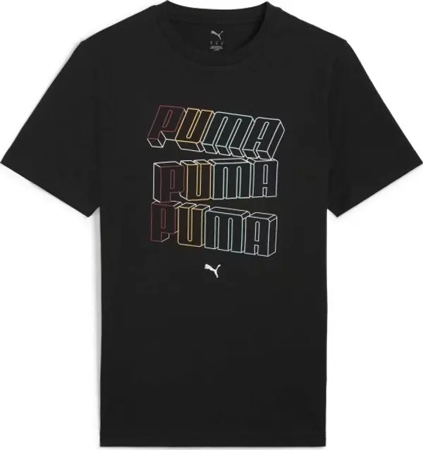 Puma Puma ESSENTIALS LOGO LAB HOG TEE Мъжка тениска, черно, размер