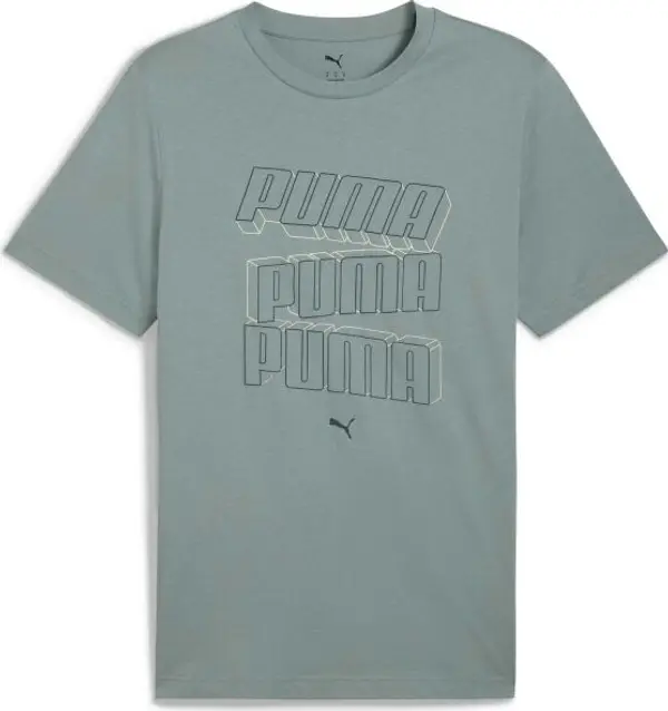 Puma Puma ESSENTIALS LOGO LAB HOG TEE Мъжка тениска, зелено, размер