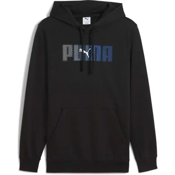 Puma Puma ESSENTIALS LOGO LAB HOODIE FL Мъжки суитшърт, черно, размер