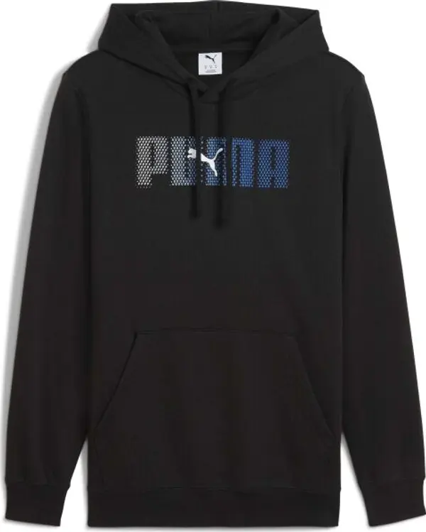 Puma Puma ESSENTIALS LOGO LAB HOODIE FL Мъжки суитшърт, черно, размер