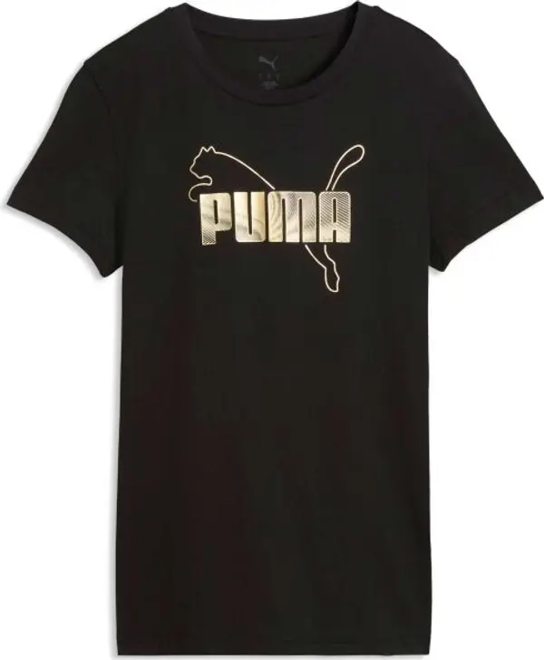 Puma Puma ESSENTIALS LOGO LAB METALLIC TEE Дамска тениска, черно, размер