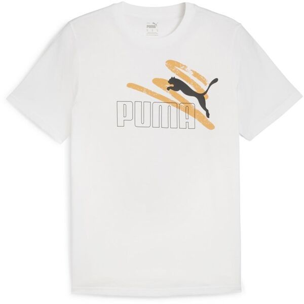 Puma Puma ESSENTIALS + LOGO LAB SUMMER TEE Мъжка тениска, бяло, размер