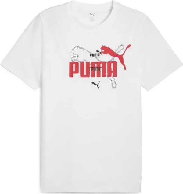 Puma Puma ESSENTIALS LOGO LAB SUMMER TEE Мъжка тениска, бяло, размер