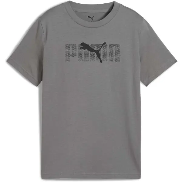 Puma Puma ESSENTIALS LOGO LAB TEE B Тениска за момчета, сиво, размер
