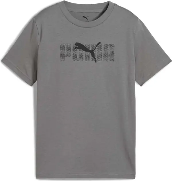 Puma Puma ESSENTIALS LOGO LAB TEE B Тениска за момчета, сиво, размер