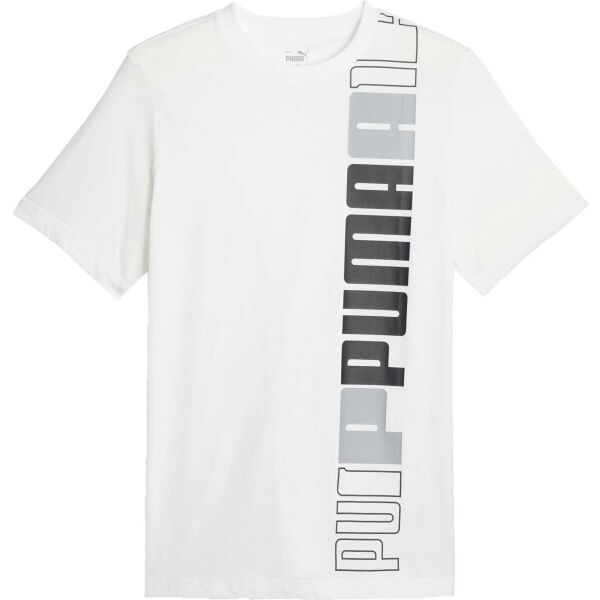 Puma Puma ESSENTIALS + LOGO LAB TEE Мъжка тениска, бяло, размер