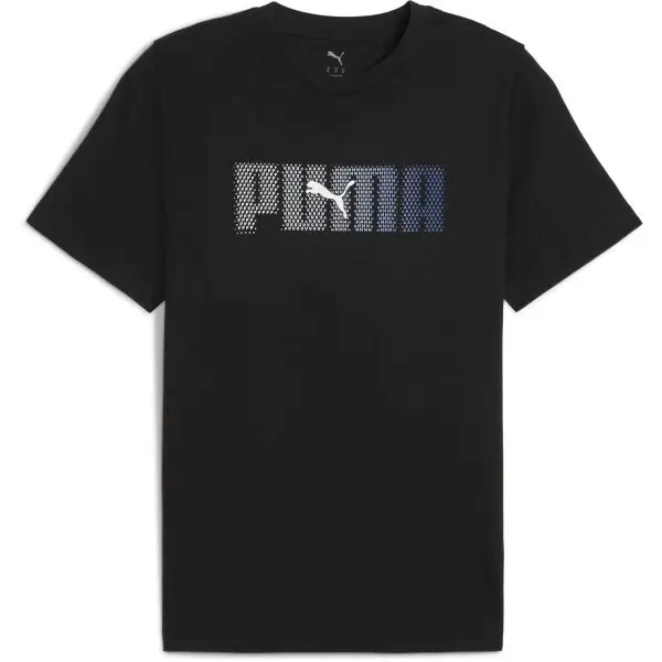 Puma Puma ESSENTIALS LOGO LAB TEE Мъжка тениска, черно, размер